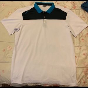 White/Navy/Blue Ping Golf Polo Shirt